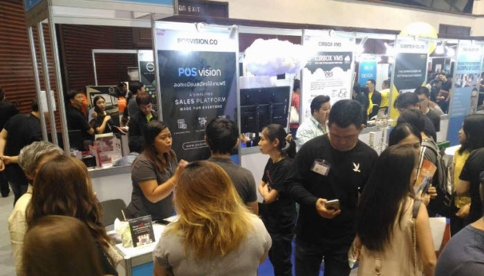POS vision ร่วมออกบูธในงาน STARTUP THAILAND 2017 @ Bangkok